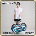 Female badminton player holding the 3D Eyesight Catching Bag Shuttle edition