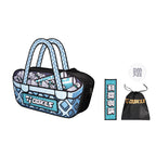 3D Eyesight Catching Bag Blue with shoe bag