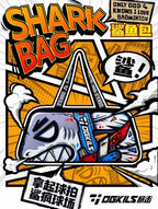 OGKILS Shark Racket Bag