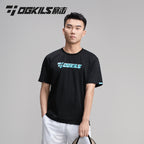 OGKILS Badminton training shirt - 3D Logo edition black