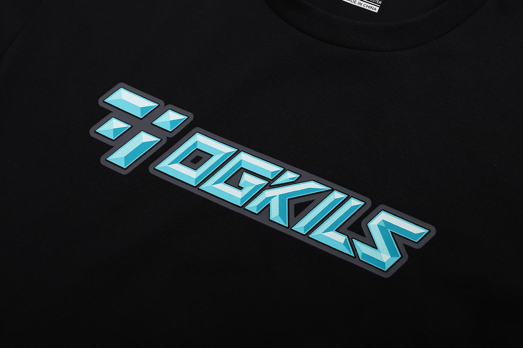 OGKILS Badminton training shirt - front 3D Logo