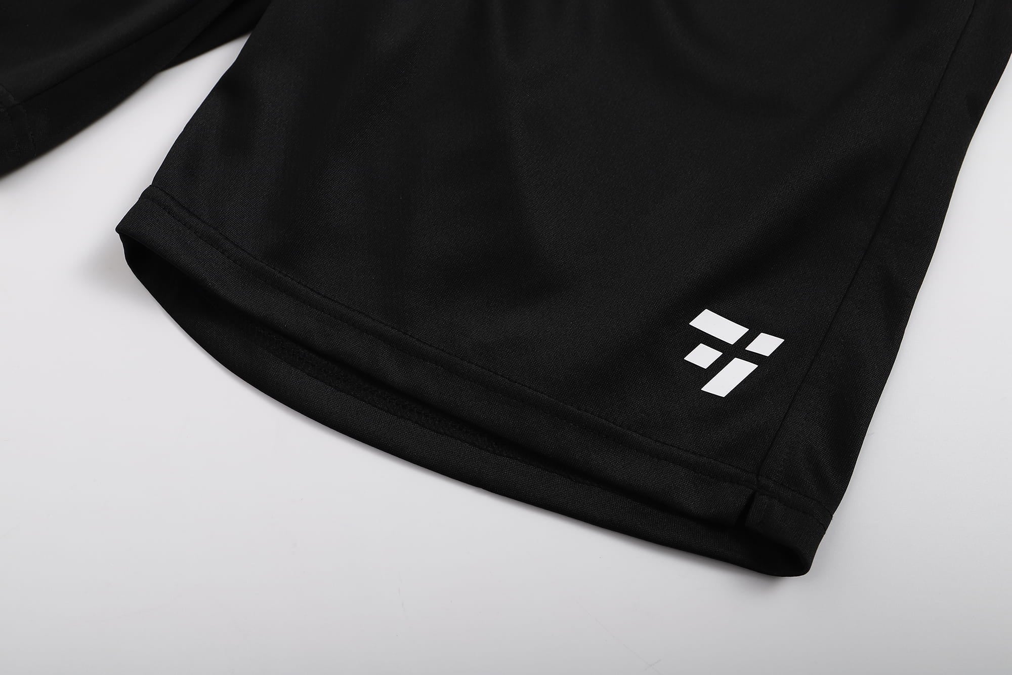 OGKILS Black Badminton Tournament shorts logo