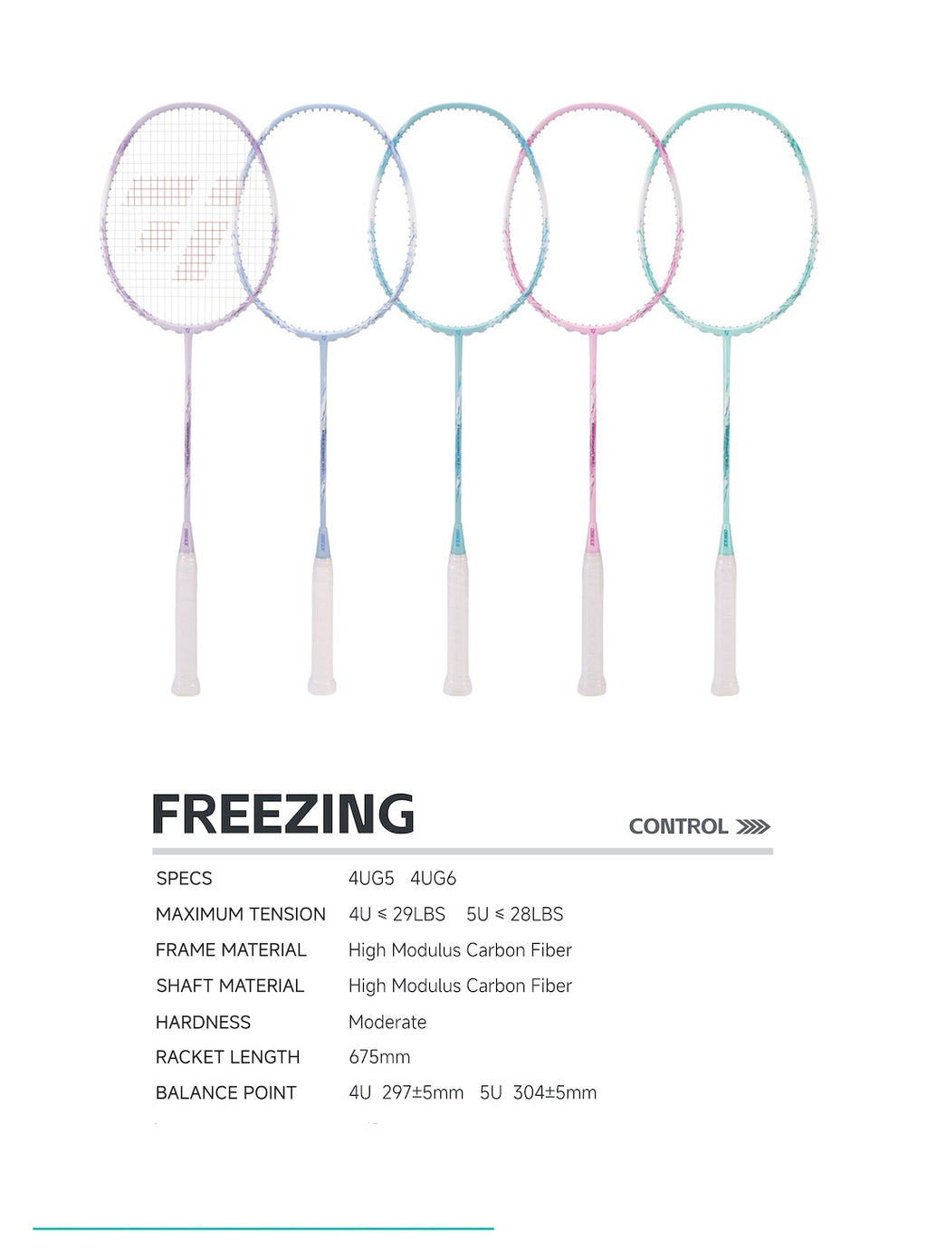OGKILS Freezing 07 badminton rackets