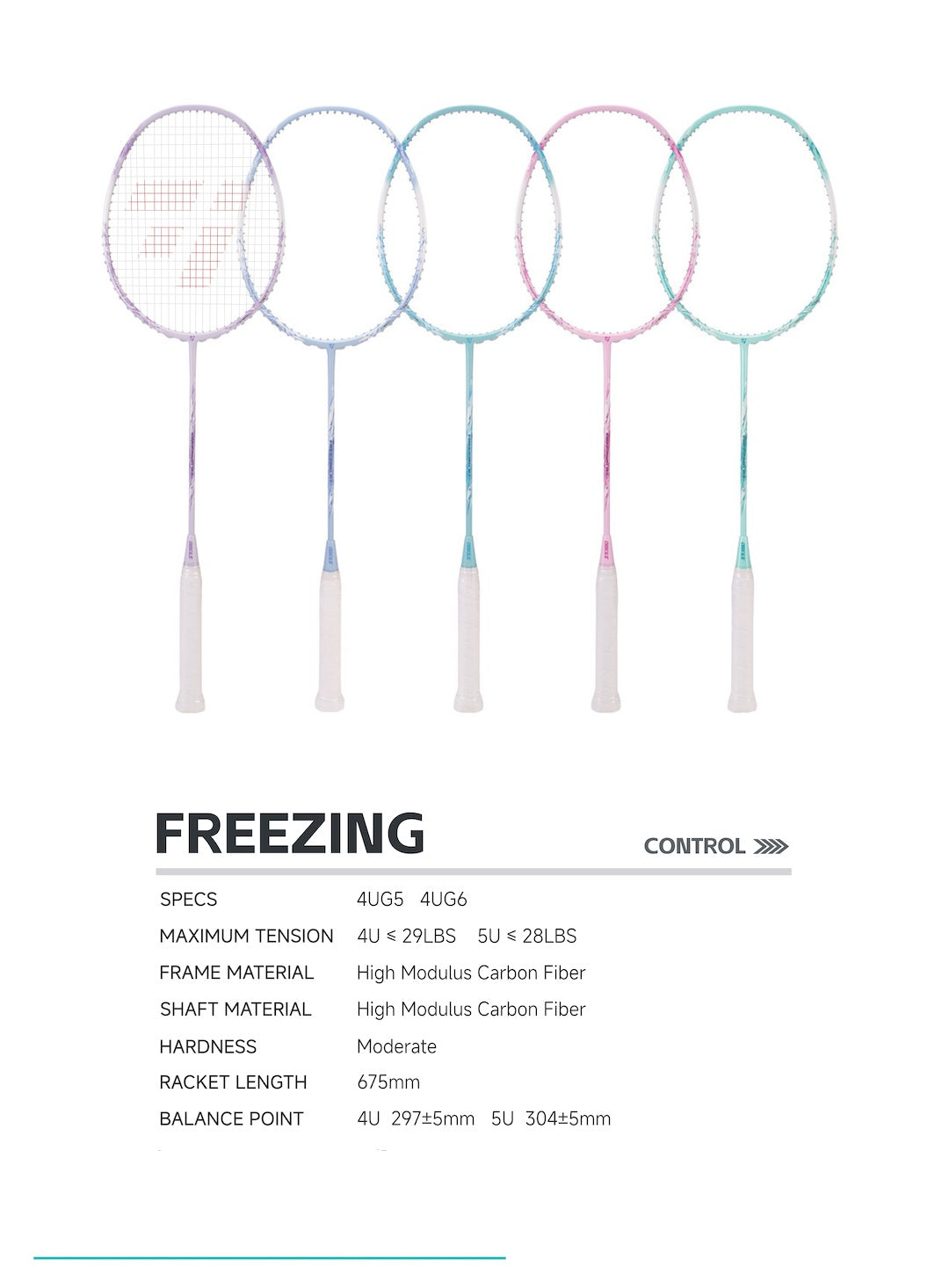OGKILS Freezing 07 badminton rackets