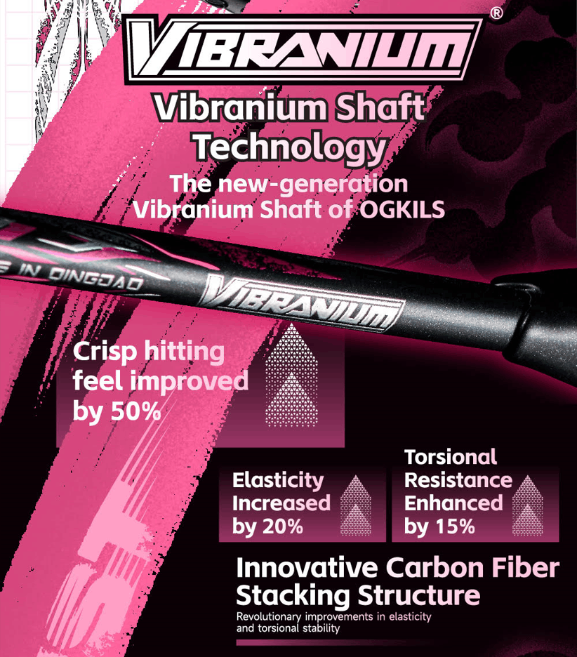 OGKILS Mist Breathing racket Vibranium shaft